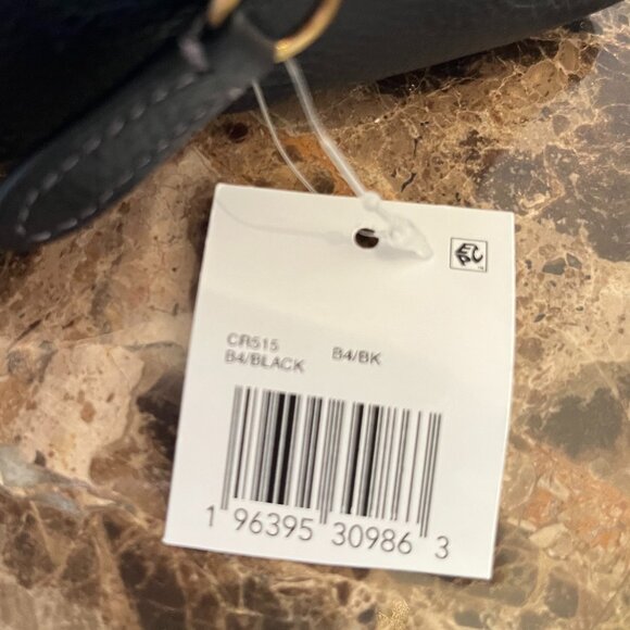 NWT Coach Essential Cosmetic Pouch/Bag/Case in Black Pebble Leather - Picture 9 of 16